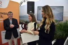 Salon Sitevi au Parc des expositions de Montpellier.Stand GFA-NGPARemise des prix Les Vignes d'Or 2023Prix Innovation Packaging-Marketing : Chateau Guilhem